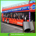 FLY alibaba china clear plastic vinyl adhesive film eco solvent clear decorative self adhesive vinyl film
